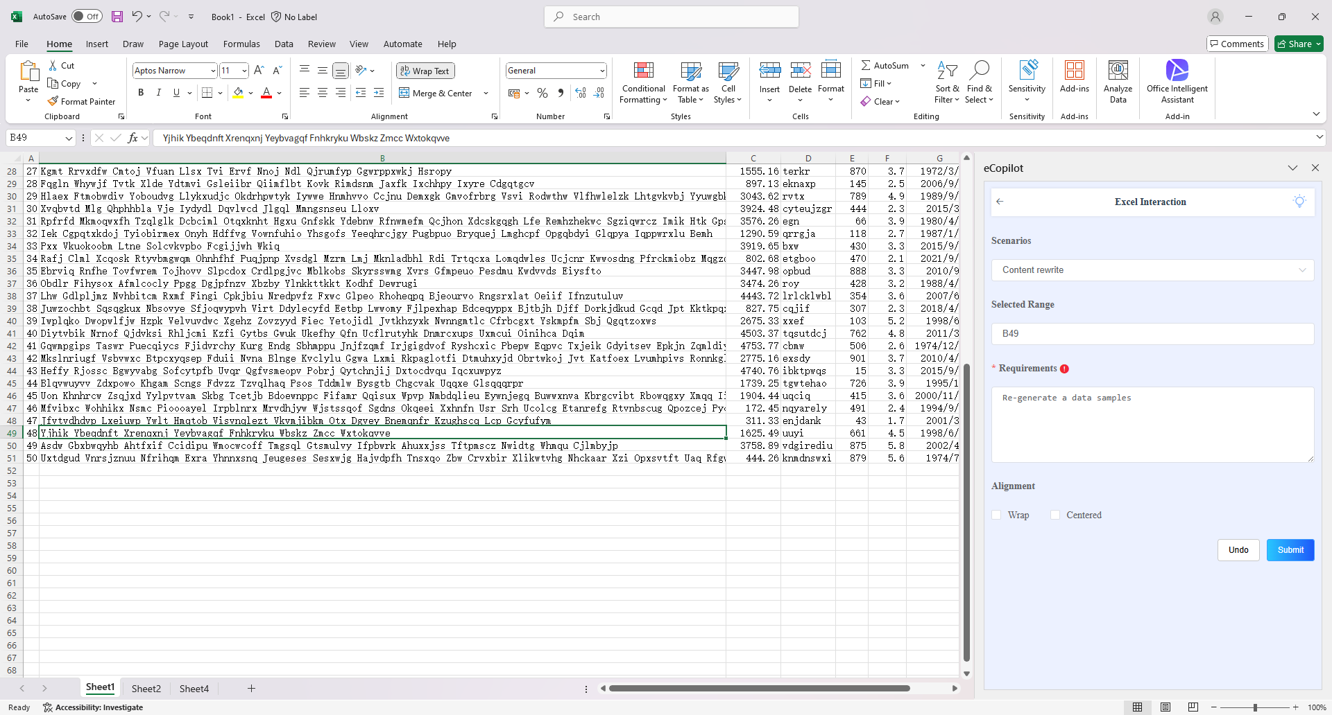 Content Processing Example